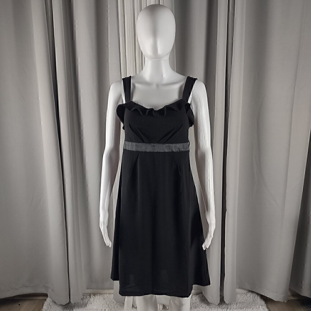 Essentials by A.B.S. Women's Black Empire Waist Formal Party Dress Size 2 (NWT)